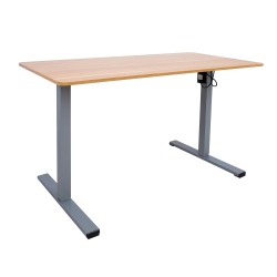 Desk ERGO OPTIMAL with 1-motor 120x60cm, oak