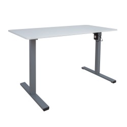 Desk ERGO OPTIMAL with 1-motor 120x60cm, white