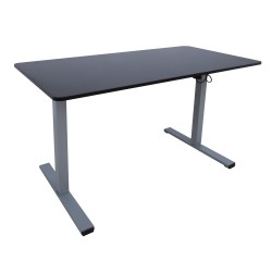 Desk ERGO OPTIMAL with 1-motor 120x60cm, black