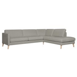 Corner sofa LINNEA RC light grey