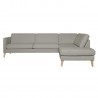 Corner sofa LINNEA RC light grey