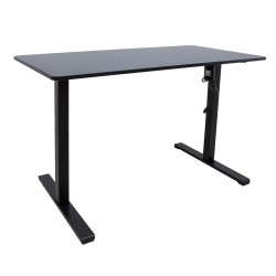 Desk ERGO OPTIMAL with 1-motor 120x60cm, black