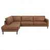 Corner sofa LUCAS LC brown