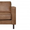 Corner sofa LUCAS LC brown