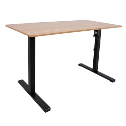 Desk ERGO OPTIMAL with 1-motor 120x60cm, oak
