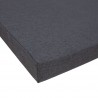 Foam mattress 80x200cm, greyish brown