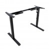 Table leg ERGO OPTIMAL with 1-motor, black