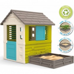SMOBY Green Garden House + Sandbox