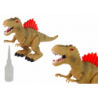 Dinosaur Breathes Fire Steam Lights Battery Pack Brown