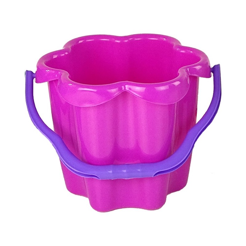Sand bucket "Flower" Pink