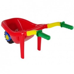 Large Coloured Garden Wheelbarrow Red