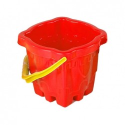 Sand bucket "Castle" Red