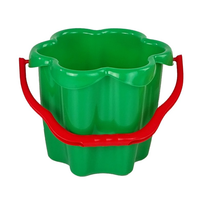 Sand bucket "Flower" Green