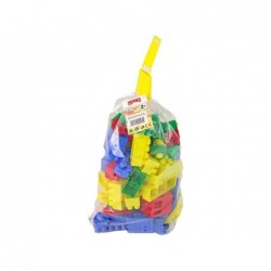 Coloured Construction Bricks K2 Medium