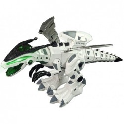 Interactive Dinosaur Robot Remote Controlled Music Steam Pilot Lights