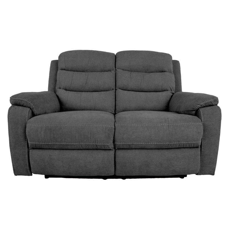 Recliner sofa MIMI 2-seater, grey