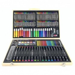 Painting Artist Set in a Wooden Case 180 elements !