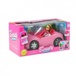 Doll Travelling with a Cabrio Car 