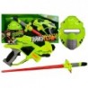 Space Weapons Laser Pistol Light Saber Mask Green