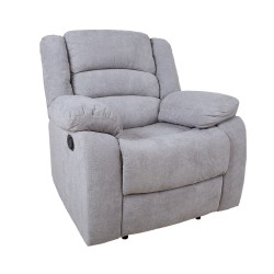 Recliner armchair MALINA light grey