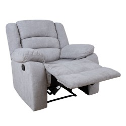 Recliner armchair MALINA light grey