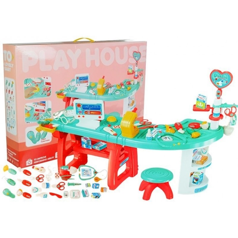 Big Doctor Set Table with Accessories