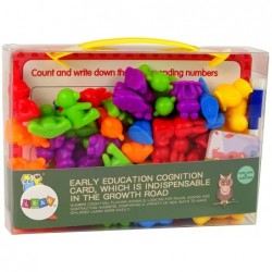 Animals Educational Toy Task Cards Counting Sorter 60 Pieces