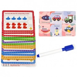 Educational toy Vehicles Task Cards Counting Sorter 60 Pieces