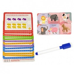 Animals Educational Toy Task Cards Counting Sorter 60 Pieces