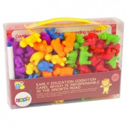 Animals Educational Toy Task Cards Counting Sorter 60 Pieces