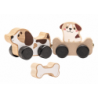 Wooden Doggie Smart Bone Toy 15443