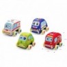 WOOPIE Soft Plush Toy Cars Teemattide komplekt 5 el.