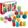 WOOPIE Sensory Blocks Squeeze Puzzle Sound Learning to Count 20 el.