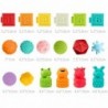 WOOPIE Sensory Blocks Squeeze Puzzle Sound Learning to Count 20 el.