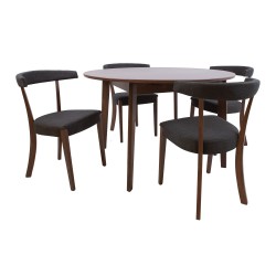 Обеденный комплект АДЕЛЕ стол, 4 стула (21916)