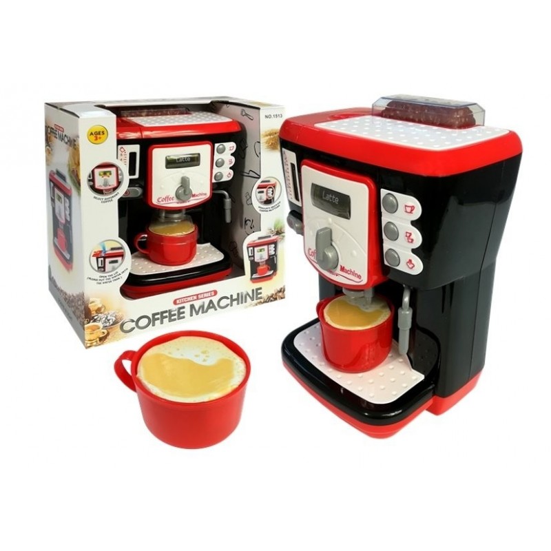 Coffee Machine Black and Red