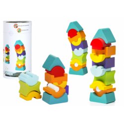 Curved Balancing Tower Wooden Stacking Toy LD-9 12862