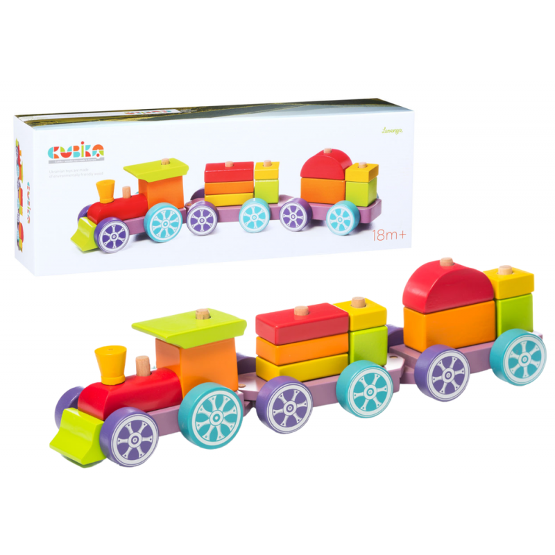 Wooden Rainbow Express Train Sorter LP-3 12923