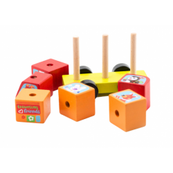 Wooden Mini Bus Happy Animals Sorter LM-10 13197