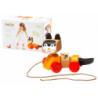 Wooden Cat on a String Pull Toy 13616