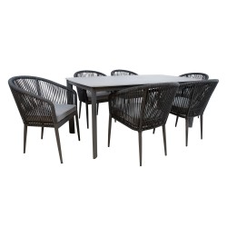 Garden furniture set ECCO table and 6 chairs