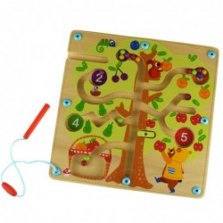TOOKY TOY Magnetic Fruit Tree Maze Learning Counting