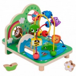 TOOKY TOY Wooden Motor Loop Forest Maze