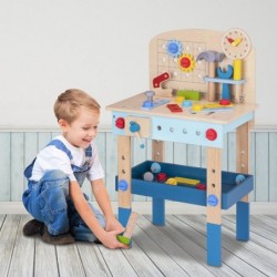 TOOKY TOY Wooden Table For DIY Workshop
