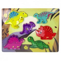 Wooden Puzzle Animals Dinosaurs to match