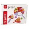 Pizza Set Wooden Jigsaw Puzzle Velcro Accessories