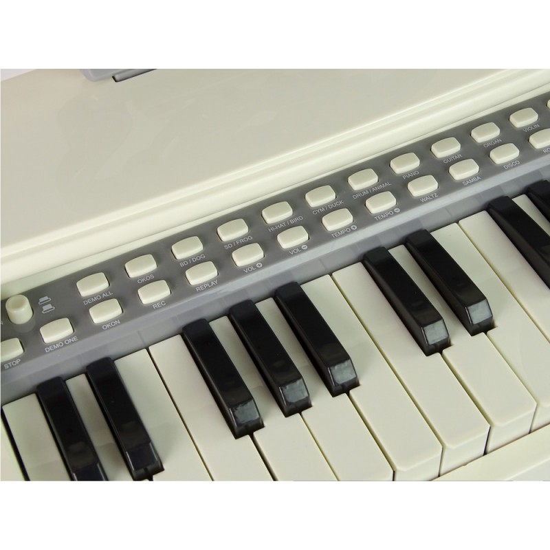 Electric Piano Keyboard for Kids Blue USB MP3 notes