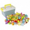 Wooden Bead-Blocks Educational Set Letters & Numbers for Threading