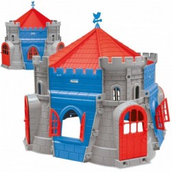 WOOPIE Huge Fortress Garden House Castle For Princess and Knight Gray