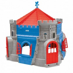 WOOPIE Huge Fortress Garden House Castle For Princess and Knight Gray